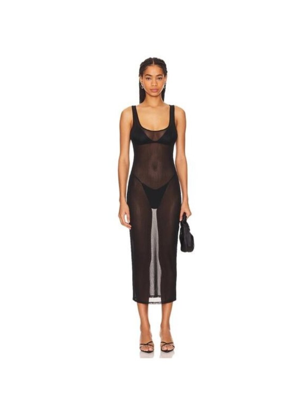 NBD Alexandra Sheer Midi Dress